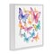 Stupell Industries Rainbow Butterflies Rabble Framed Giclee, design by Creative Studio